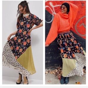 NWT Anthro Multi Color dress SIZE S